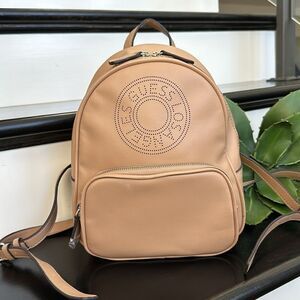 New Guess vegan leather, backpack, diaper bag neutral shoulder purse handbag